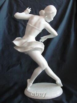 Vintage Hutschenreuther Porcelain DANCER Ballerina Figure C. Werner Perfect cond