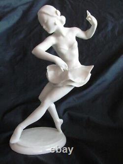 Vintage Hutschenreuther Porcelain DANCER Ballerina Figure C. Werner Perfect cond