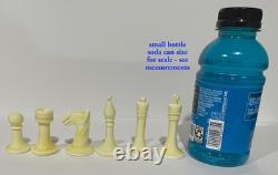 Vintage Japanese Art Deco Chess Set MID Century Modern Porcelain Ceramic Rare 32