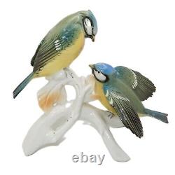 Vintage KARL ENS Volkstedt Porcelain Bird Figurine / Germany / 1940's / RARE