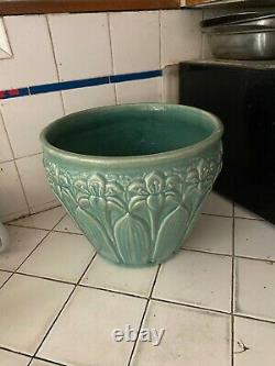 Vintage Large McCoy Pottery Green Jardiniere Planter