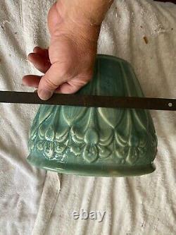Vintage Large McCoy Pottery Green Jardiniere Planter