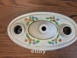 Vintage Lighting Porcelain Porcelier Sconce Ceiling Light Fixture Needs REWIRE