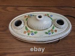 Vintage Lighting Porcelain Porcelier Sconce Ceiling Light Fixture Needs REWIRE