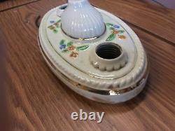 Vintage Lighting Porcelain Porcelier Sconce Ceiling Light Fixture Needs REWIRE