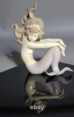 Vintage Lladro Porcelain Figurine Illusion Mermaid 1413 Sculptor Jose Puche Iss