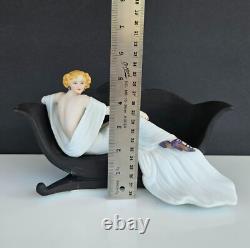 Vintage Louis Icart Porcelain Figurine Le Sofa Art Deco
