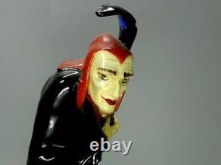Vintage Mephistopheles Demon Porcelain Figure Hutschenreuther Germany 1975 Decor