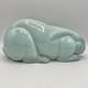 Vintage Mikasa Art Deco Revival 12 Inch Light Blue Porcelain Rabbit Figurine /cb