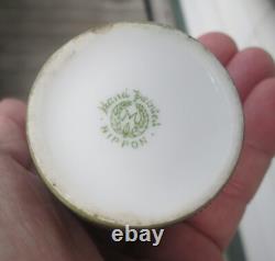 Vintage Nippon Noritake Moriage Porcelain Art Deco Geese, Ducks Toothpick Holder