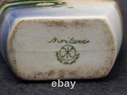 Vintage Noritake Porcelain Perfume Bottle River Lotus Art Deco