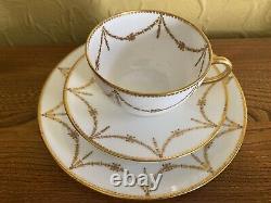 Vintage Paragon Star Art Deco Tea Set Gilded Bone China