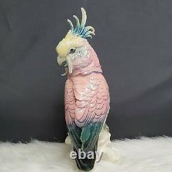 Vintage Parrot Original Karl Ens Porcelain Figure Art Sculpture Decor Gift