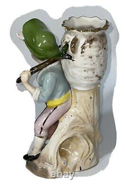 Vintage Porcelain Beautiful Home Decor Figurine, Stamped, Signed, Numbered 7.2H