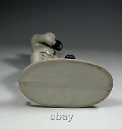 Vintage Porcelain Boxer Fighter Athlete Figurine Soviet Communist Art Deco