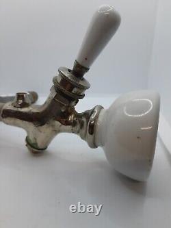 Vintage Porcelain Water Drinking Fountain Bubbler ca. 1920s Antique Deco