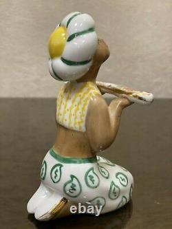 Vintage Rare Porcelain Figurine Ussr Little Arapchonok With A Dagger