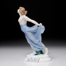 Vintage Rosenthal Art Deco Bride of Wind Liebermann Figurine 7.75h