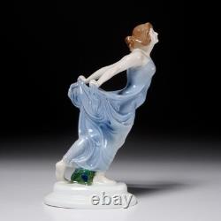 Vintage Rosenthal Art Deco Bride of Wind Liebermann Figurine 7.75h