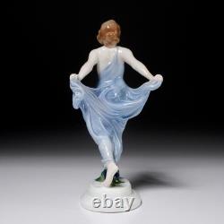 Vintage Rosenthal Art Deco Bride of Wind Liebermann Figurine 7.75h