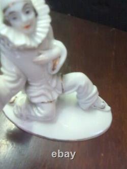 Vintage Rosenthal Art Deco Porcelain Pierrot Clown Harlequin Porcelain Figurine