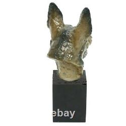 Vintage Rosenthal German Shepherd Glazed Porcelain Figurine GERMANY