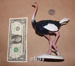Vintage Rosenthal Porcelain Figurine Ostrich 5312 Classic Rose Collection 7.4