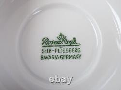 Vintage Rosenthal Silver Overlay Covered Bowl Dish German Art Deco Porcelain