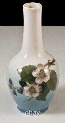 Vintage Royal Copenhagen Blackberry Vase Art Deco Porcelain Denmark Rare Old 20c