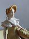 Vintage Royal Dux Bohemia Porcelain Figurine Lady At Countryside 10 Rare