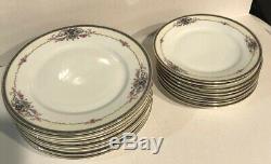 Vintage Royal Schwarzburg Germany Porcelain 32 Plates Dinnerware Set