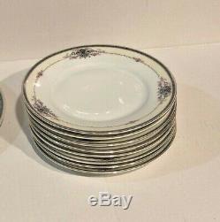 Vintage Royal Schwarzburg Germany Porcelain 32 Plates Dinnerware Set