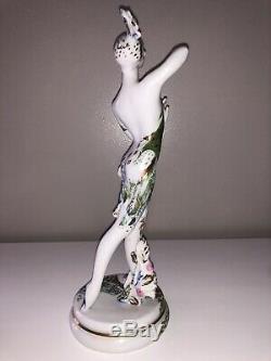 Vintage Russian Lomonosov Art Deco Porcelain Figurine Ballerina Dancer Karsavina