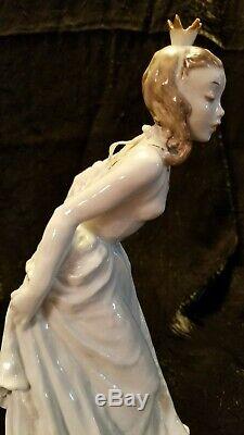 Vintage SIGNED German Rosenthal Porcelain Figurine Princess and Frog King