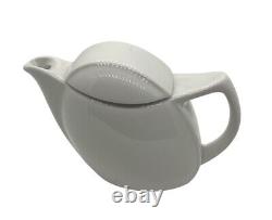 Vintage Schonwald Germany Art Deco Teapot White Avanti Gusto