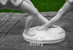Vintage Signed K. Tutter Hutschenreuter Art Deco Spring Dancing Girls Figurine