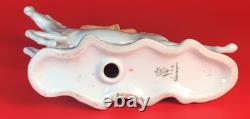 Vintage Wallendorf Figurine Nude Lady Riding White Horse-Crown W 1763