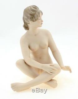 Vintage Wallendorf Nude Figurine German Porcelain Art Deco