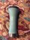 Vintage Aqua Demonaco Porcelain Vase With Sterling Silver Accents. Artist Signed