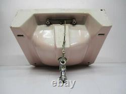 Vtg 1950s American Standard Bathroom Lavatory Wall Sink Pink Porcelain As Is