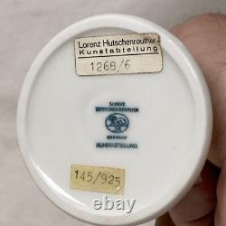 Vtg Art Deco Lorenz Hutschenreuther Germany Nude Dancer Lady Gold Ball Figurine