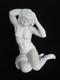 Vtg Art Deco Seated Nude Lady Bisque 8 Porcelain Figurine Karl Tutter Germany