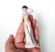 Vtg Bathing Beauty Lady Woman Figurine Porcelain Bisque Doll Art Deco Germany