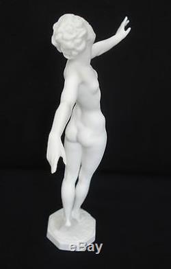 Vtg Hutschenreuther Art Deco Porcelain Dancing Nude Lady By C. Werner Mint 9.25