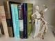 Vtg Kpm Flapper Woman Lady Peacock Porcelain Figurine Sculpture Art Deco Gold