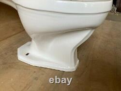 Vtg Mid Century Ceramic White Art Deco Porcelain Toilet Tank Lid Bath 624-23E