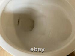 Vtg Mid Century Ceramic White Art Deco Porcelain Toilet Tank Lid Bath 669-20E