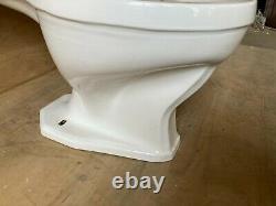 Vtg Mid Century Ceramic White Art Deco Porcelain Toilet Tank Lid Bath 669-20E