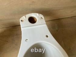 Vtg Mid Century Ceramic White Art Deco Porcelain Toilet Tank Lid Bath 669-20E