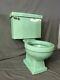 Vtg Mid Century Jadeite Ming Green Porcelain Toilet Standard We Ship 403-19e